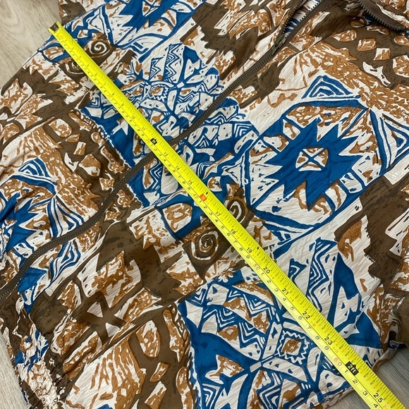 Vintage Aztec Silk Bomber‎ Jacket - Picture 15 of 16